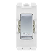 BG RRFDPC Polished Chrome 20 Amp DP Appliance Grid Switch Labelled Fridge by British General (BG-RRFDPC+RPC30)
