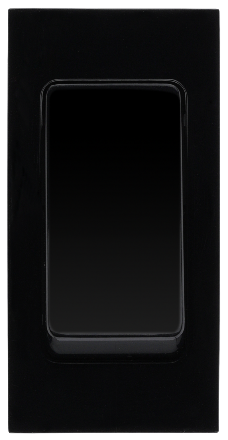 BG EMSW12B Euro Module 20AX 2-Way Switch - Black