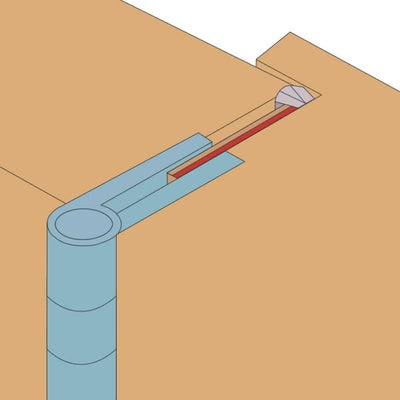 Extinguishers & Equipment: Surface-Mounted Intumescent Strips Kit - 25mm - Fire and Smoke Brown / Single Door Kit by Complete Fire Protection (Safelincs-CFPFPSMB)
