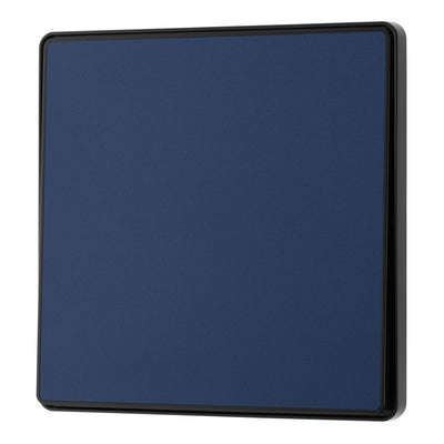 BG Evolve Matt Blue Intermediate Edge to Edge Rocker Switch PCDDB13EB with 35mm Steel Back Box