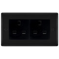 BG Nexus Matt Black 4 Gang 13A Unswitched Socket - NFB4GUSSB