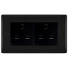 BG Nexus Matt Black 4 Gang 13A Unswitched Socket - NFB4GUSSB by British General (BG-NFB4GUSSB)