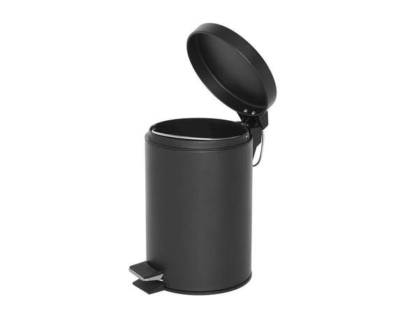 Corby Croft Pedal Bin in Black, 3L