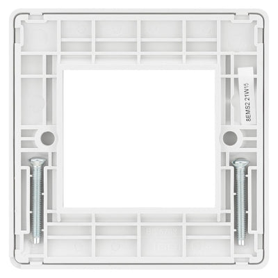 BG Nexus White 45W USB Wall Socket Euro Module USB-A & C - Grey Insert