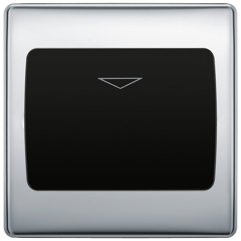 BG Nexus Metal Polished Chrome Key Card Switch NPCKYCSB