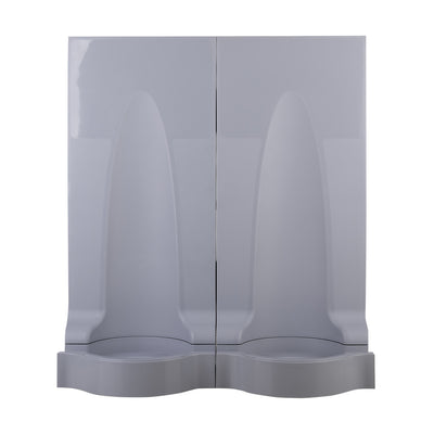 Extinguishers & Equipment: Universal Modular Fire Extinguisher Stand - Double Grey by FMC Fire Equipment (SAFELINCS-FMCMODSGX2)
