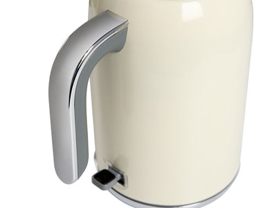 1.8L Kettle (Hertford / SD-259B) in Cream & Chrome - UK Plug
