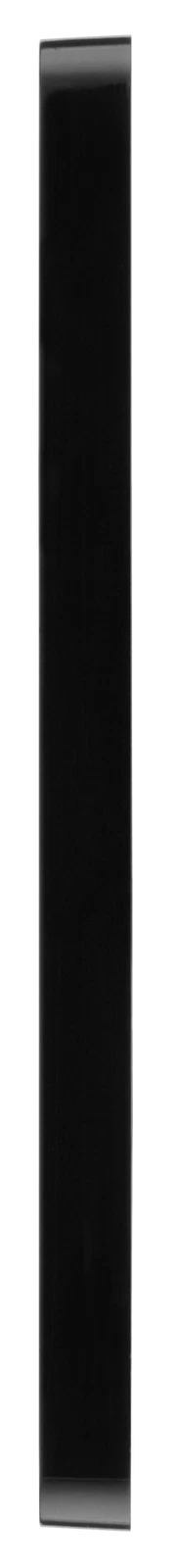 BG RPCDBC4B Evolve Grid Black Chrome 4 Module Rectangular Front Plate - Black Trim