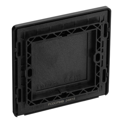 BG Evolve Polished Copper Single Blank Plate PCDCP94B with 35mm Steel Back Box