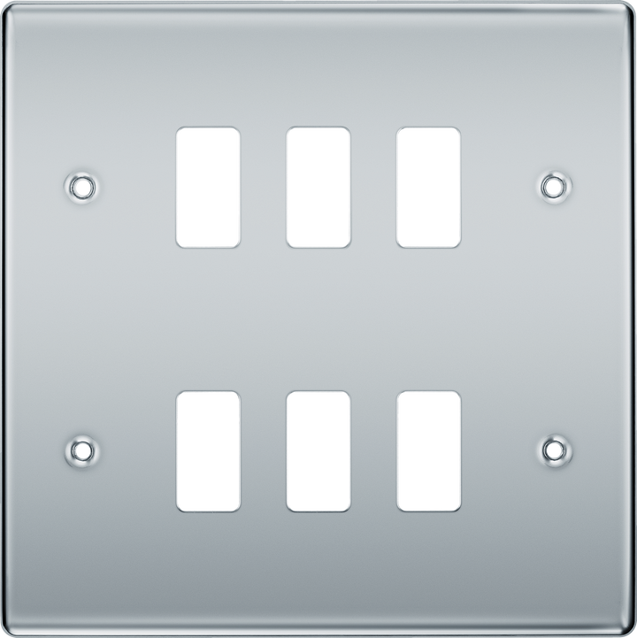 RNPC6 Front - The Grid modular range from British General allows you to build your own module configuration with a variety of combinations and finishes.