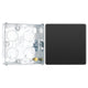 BG Evolve Black Chrome Single Blank Plate PCDBC94B with 25mm Steel Back Box