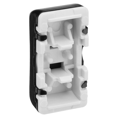 BG RRWMFB Matt Black 20 Amp Double Pole Appliance Grid Switch Labelled Washing Machine