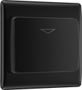 BG NFBKYCSB Nexus Metal Matt Black 16A Hotel Key Card Switch