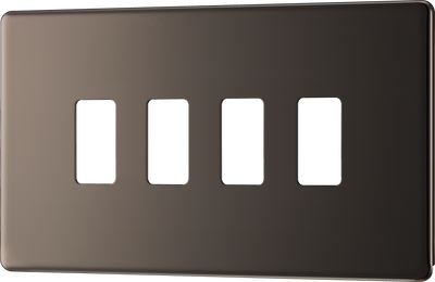 RFBN4 Front - The Grid modular range from British General allows you to build your own module configuration with a variety of combinations and finishes.