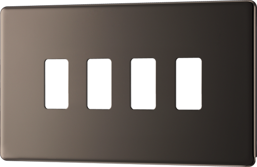 RFBN4 Front - The Grid modular range from British General allows you to build your own module configuration with a variety of combinations and finishes.