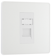 BG PCDCLRJ451W Pearlescent White Evolve RJ45 Cat6 Data Outlet by British General (BG-PCDCLRJ451W-Shopify-SA_1)