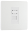 BG PCDCLRJ451W Pearlescent White Evolve RJ45 Cat6 Data Outlet by British General (BG-PCDCLRJ451W-Shopify-SA_1)