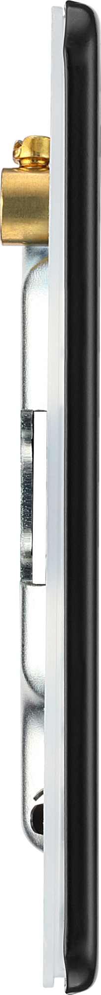 BG Nexus Flatplate Screwless Matt Black Double Blanking Plate FFB95 by British General (BG-FFB95-1)