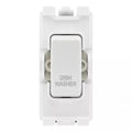 BG RRDWW White 20A DP Appliance Grid Switch Labelled Dish Washer