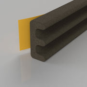 124978: E Profile Door/Glazing Seal Brown / 5 metres by Astroflame (Astro-ADESB/5)