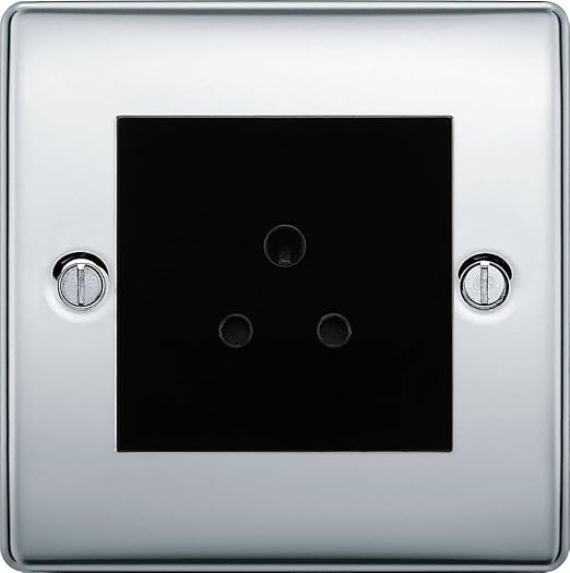 BG Nexus Metal Polished Chrome 2A Unswitched Socket NPC28B