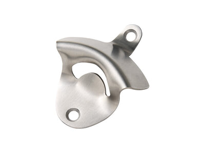 Wall Mounted Bottle Opener (GRI0025) in Brushed Steel
