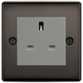 BG Nexus Black Nickel 13A Unswitched Socket NBNUSSG
