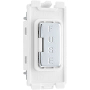 BG RPCFUSE Nexus Grid Polished Chrome 13A Fuse Holder Module