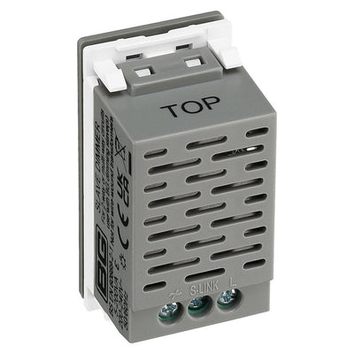 BG Nexus Black Nickel Single Secondary Touch Dimmer Switch Grey Insert