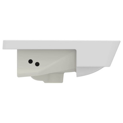 Ideal Standard Connect Air 500mm Semi-Recessed Basin With Overflow - White - E03