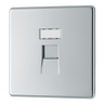 BG FPCRJ451 Nexus Screwless Flat-Plate Single RJ45 Data Outlet Polished Chrome by British General (BG-FPCRJ451-Shopify-SA_1)