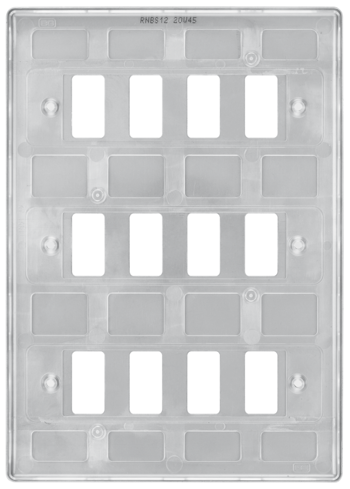 RNBS12 Back - The Grid modular range from British General allows you to build your own module configuration with a variety of combinations and finishes.