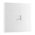 BG 9BTS/1 Moulded Square Edge | White | 1 Gang Screw Terminal Secondary Telephone Sock