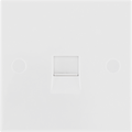 BG 9RJ11/1 Moulded Square Edge | White | 1 Gang RJ11 Screw Terminal Telephone Socket