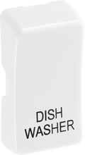 BG RRDWPCDW Evolve Grid White 'DISH WASHER' Rocker