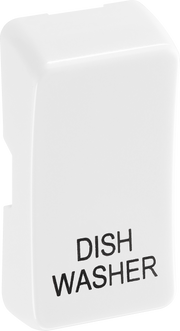 BG RRDWPCDW Evolve Grid White 'DISH WASHER' Rocker by British General (BG-RRDWPCDW)