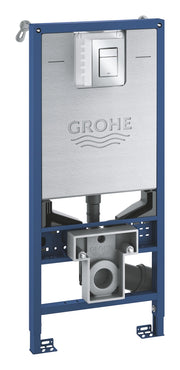 Grohe Rapid SLX 1.13m 3-in-1 Set for Wall Hung WC Including Flush Plate