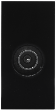 BG Nexus Black EMTVMB Screened TV Outlet Euro Module Male by British General (BG-EMTVMB)