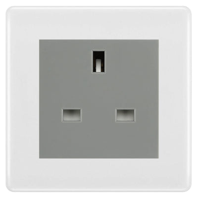 BG Nexus White Moulded 13A Unswitched Socket NWMUSSG by British General (BG-NWMUSSG)