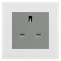 BG Nexus White Moulded 13A Unswitched Socket NWMUSSG