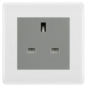 BG Nexus White Moulded 13A Unswitched Socket NWMUSSG by British General (BG-NWMUSSG)