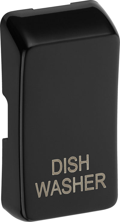 BG RRDWPCDB Evolve Grid Black 'DISH WASHER' Rocker