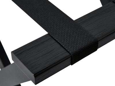 Corby Buxton Luggage Rack in Black BUSA Bamboo