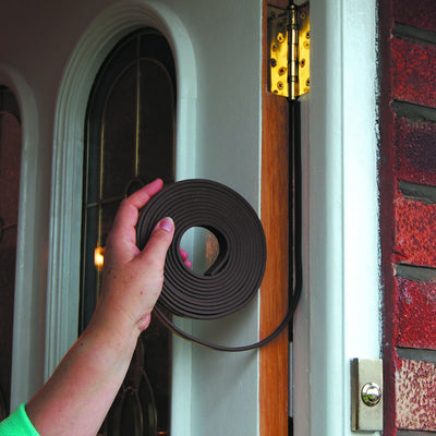 124978: E Profile Door/Glazing Seal Brown / 5 metres by Astroflame (Astro-ADESB/5)