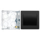 BG Evolve Black Chrome 1G Wide Rocker Light Switch PCDBC12WB with 25mm Steel Back Box