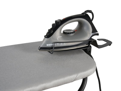 Corby Berkshire Ironing Centre in Light Grey with Sherwood 1200W Steam Iron - UK Plug