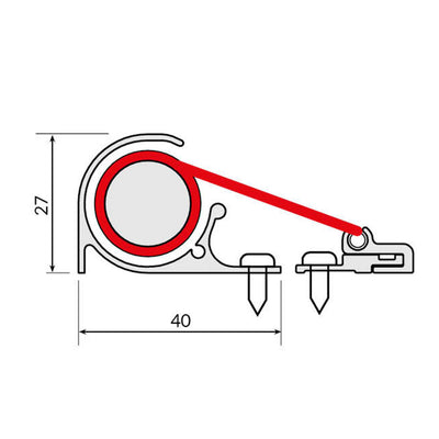 Astro Finger Defender RPQR (Quick Release Roller Blind Finger Guard)