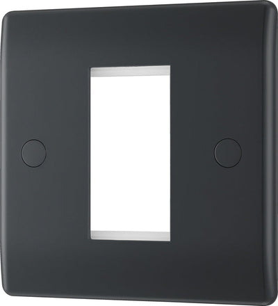 BG PMEMS1 Part M | 1 Module Square Euro Module Front Plate by British General (BG-PMEMS1)