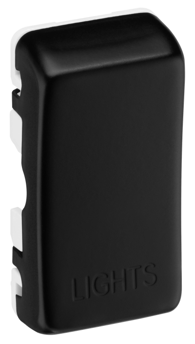 BG RRLTFB Nexus Grid Rocker Embossed (LIGHTS) - Matt Black by British General (BG-RRLTFB)