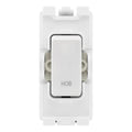 BG RRHBW White 20A DP Appliance Grid Switch Labelled Hob